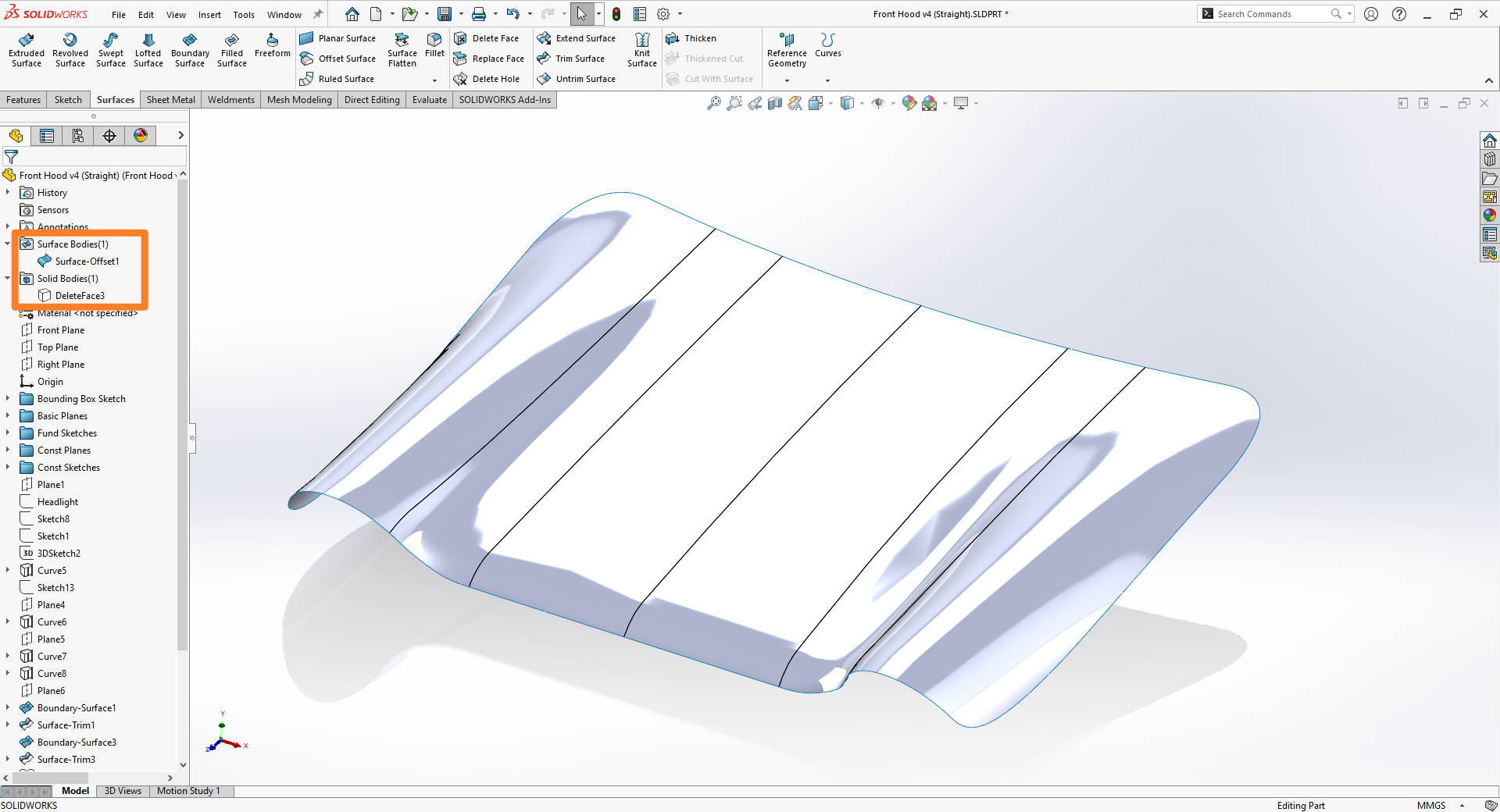 Surface Modelling Tips How To Convert Solids To Surfaces In SOLIDWORK